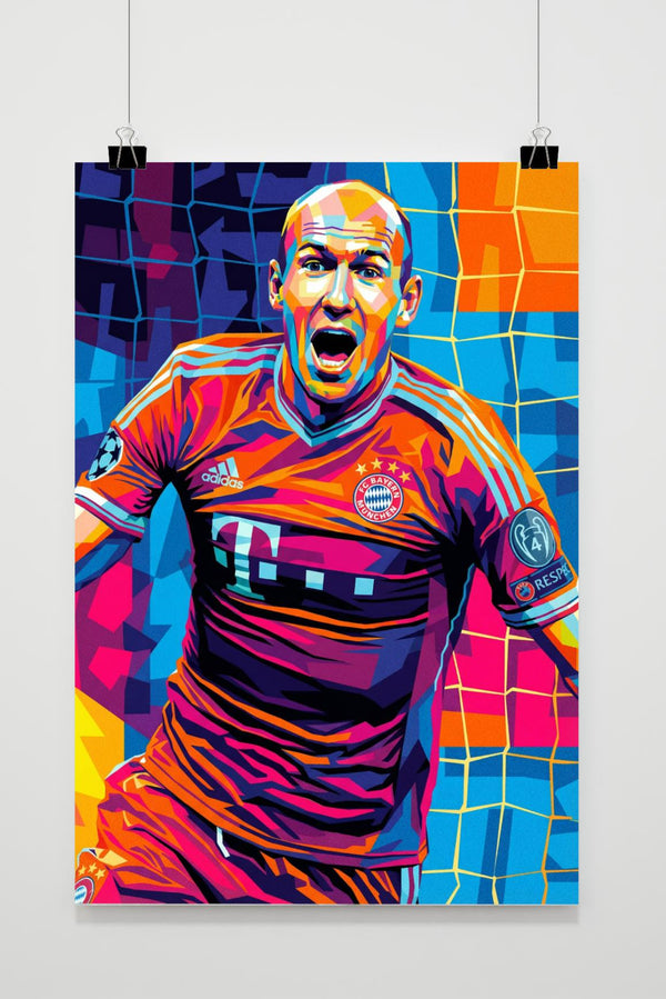 Arjen Robben Celebration poster