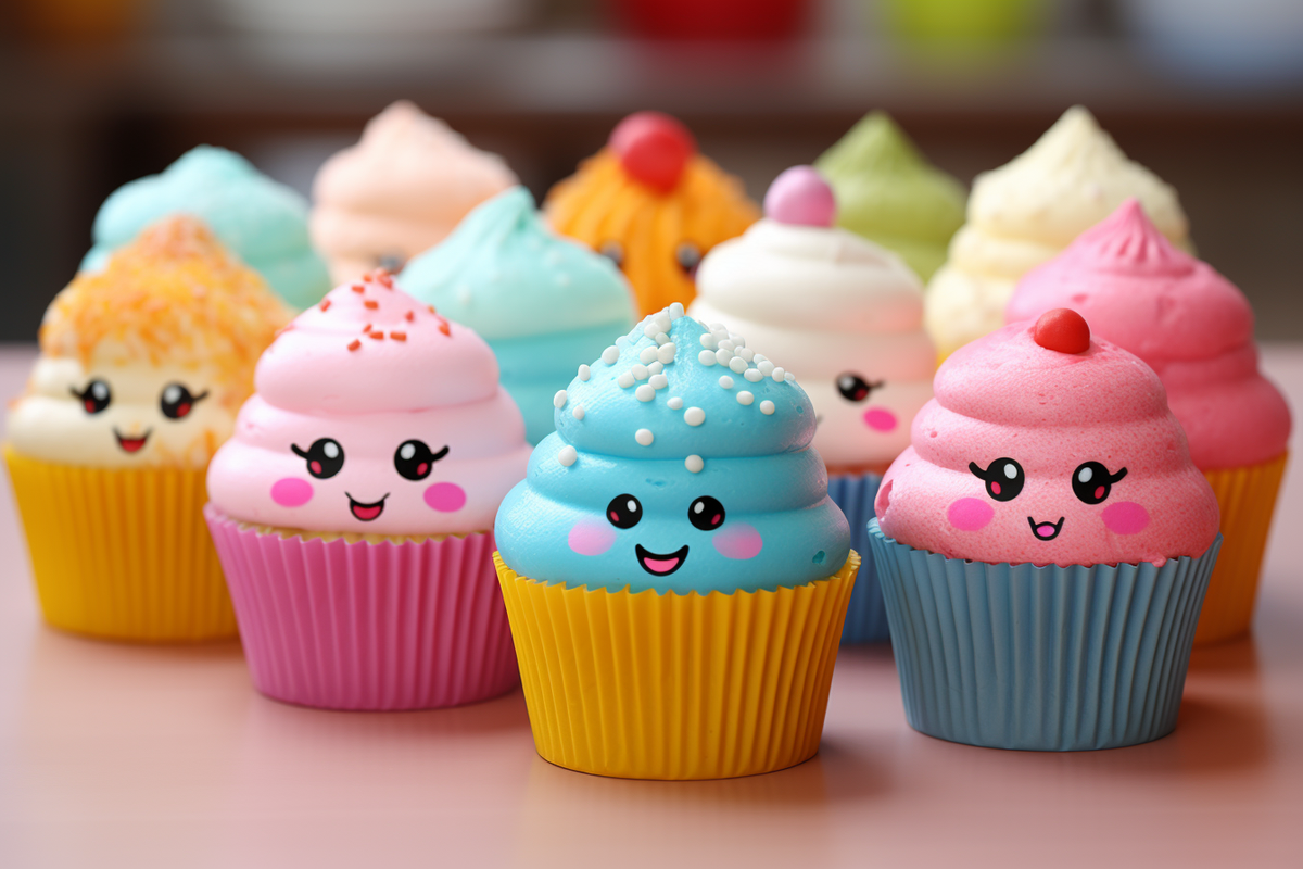 Cupcake Smileys in interieur