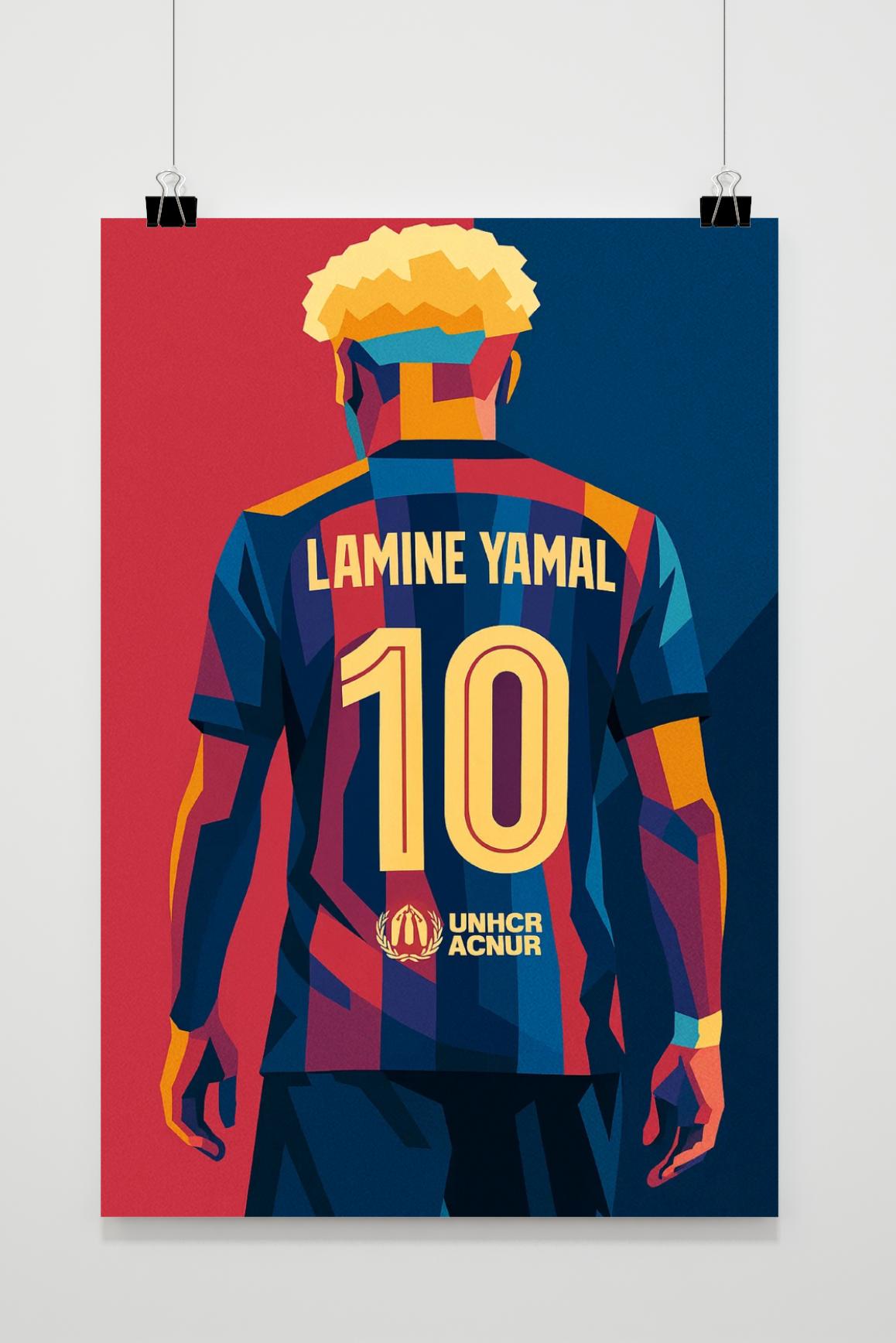 Lamine Yamal dans un intérieur