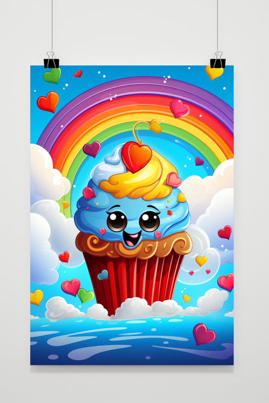 Cupcake-Regenbogen