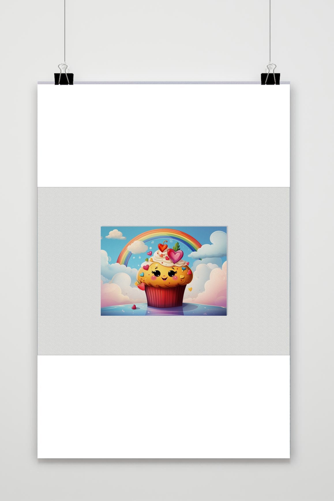 Póster Cupcake Fantasía de 25 Artstreet