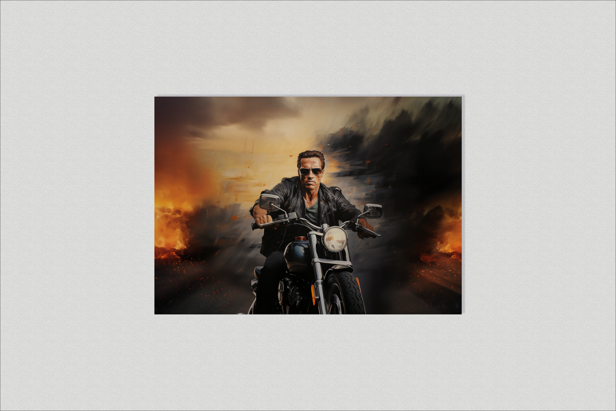 Terminator Moto en un interior