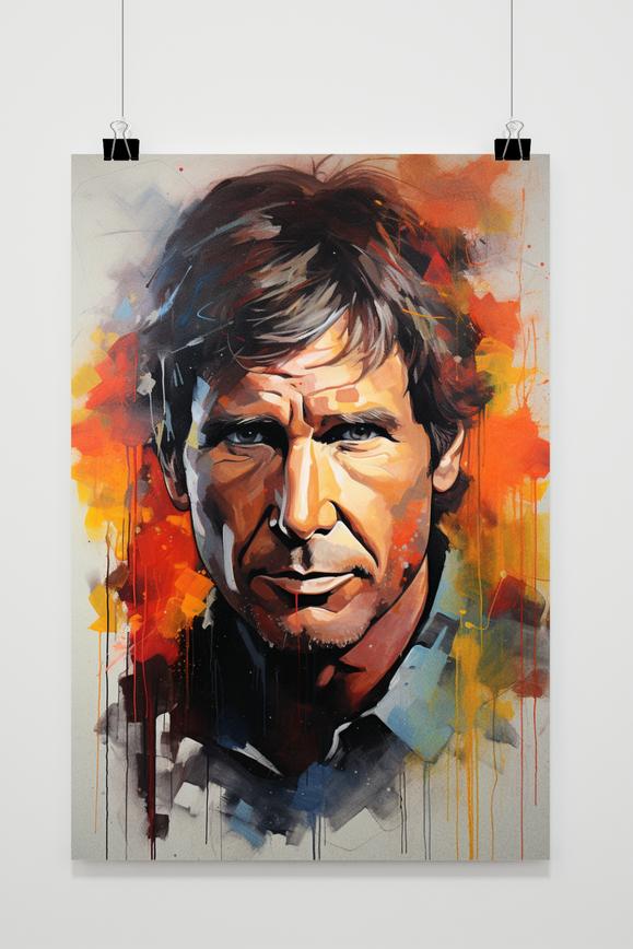 Póster Harrison Ford Abstract