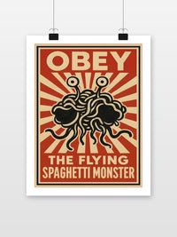 Obey Spaghetti Monster dans un intérieur (7)