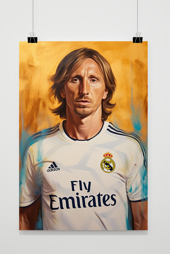 Póster Modric Real Madrid de 25 Artstreet