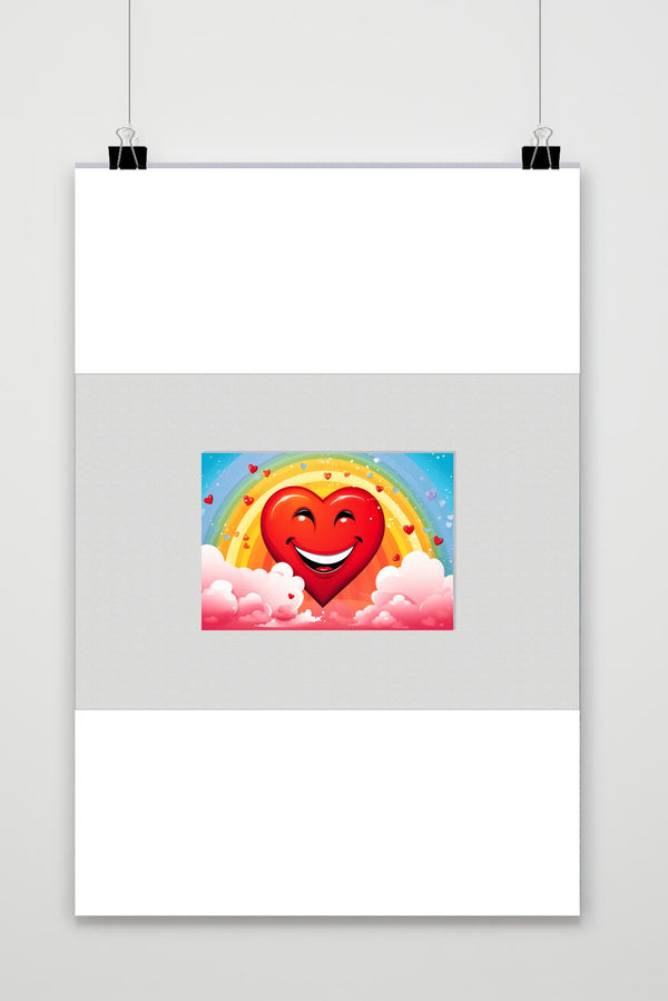 Affiche Cœur Souriant