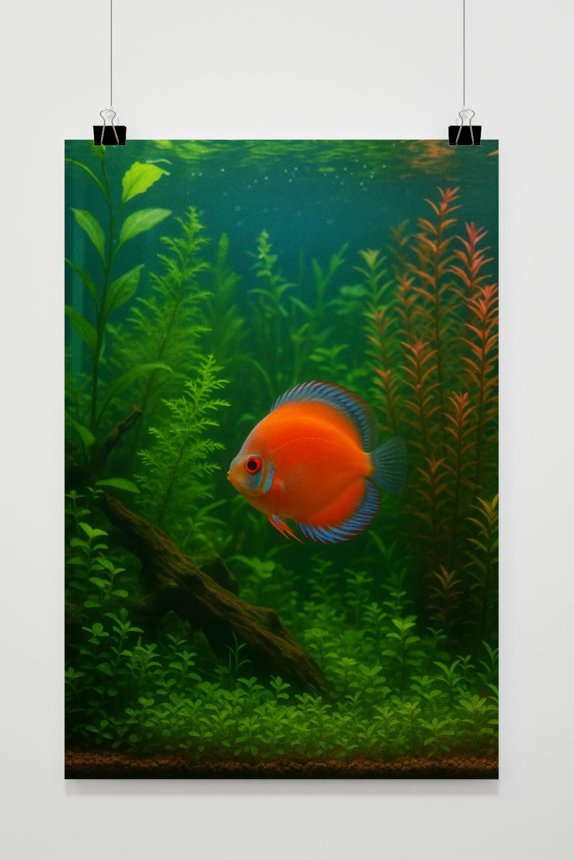 Discus Fish Aquarium Tropical Poster von 25 Artstreet