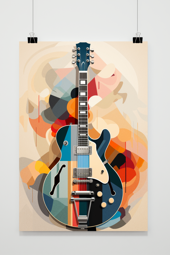 Póster Guitarra de 25 Artstreet