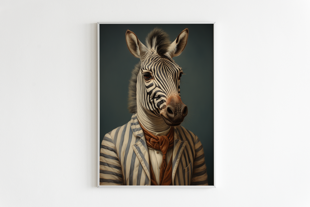 Zebra In Business Suit