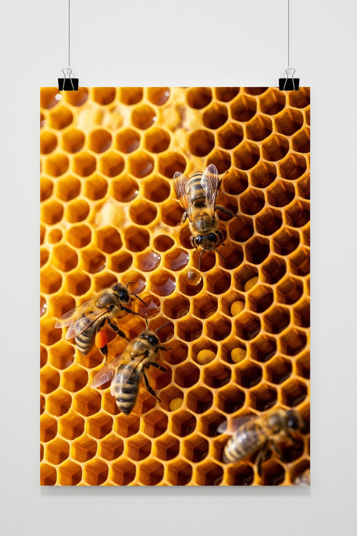 Bee Beehive Honey in an interior