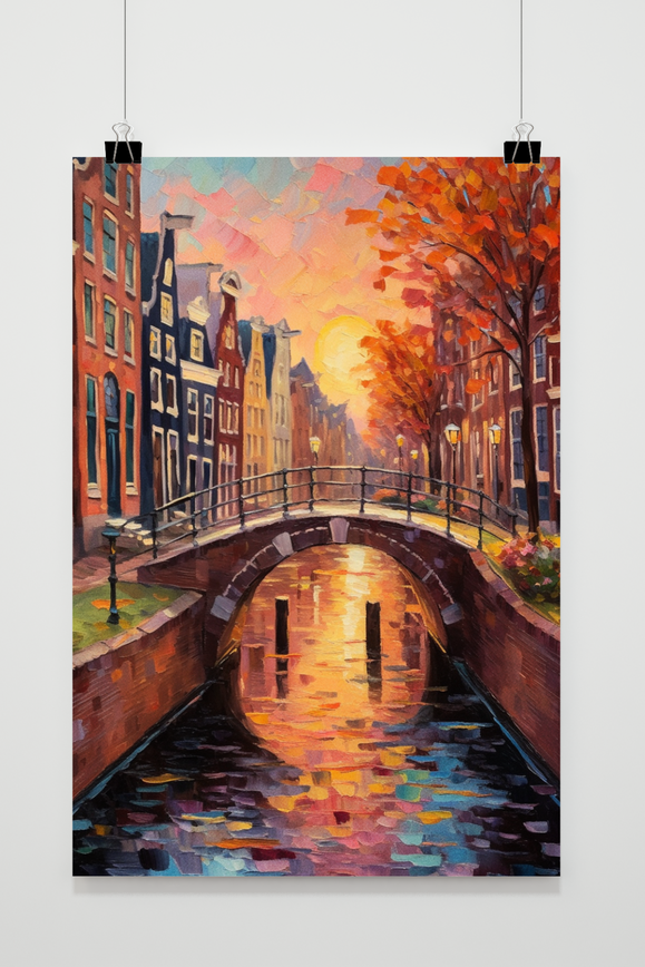 Póster Pintura de Canales