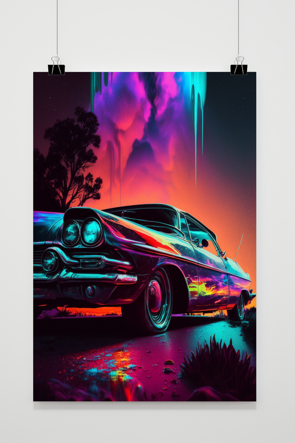 Cadillac Abstract poster