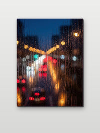 Raindrops Window Night im Interieur (6)