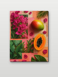 Fruit Plant Collage en un interior (6)