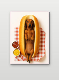 Dachshund Dog Sausage im Interieur (6)
