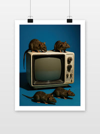 Rats Television Vintage in an interior (7)