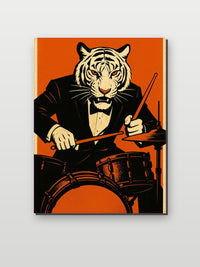 Tiger Drummer dans un intérieur (6)