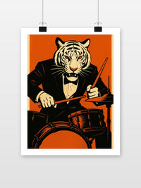 Tiger Drummer dans un intérieur (7)