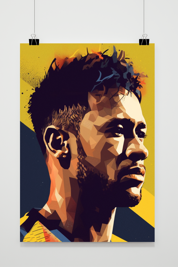 Póster Neymar Pop Art de 25 Artstreet
