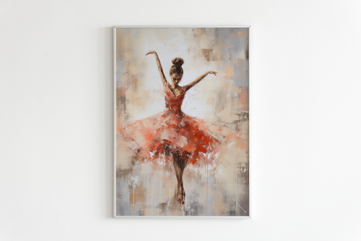 Bailarina en un interior