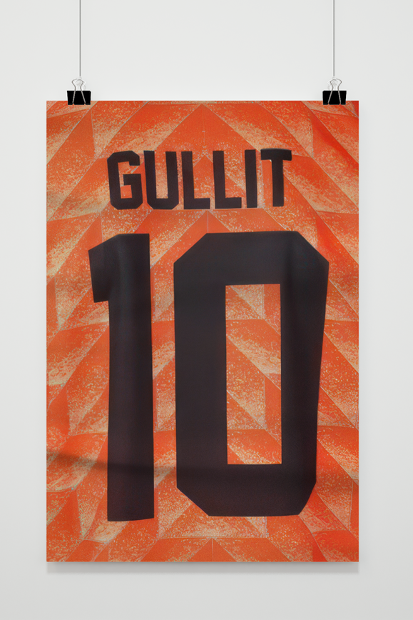 Póster Gullit Dorsal de 25 Artstreet