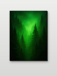 Green Forest Mystical op aluminium dibond