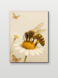 Bee Flower Daisy Butterflies im Interieur (6)