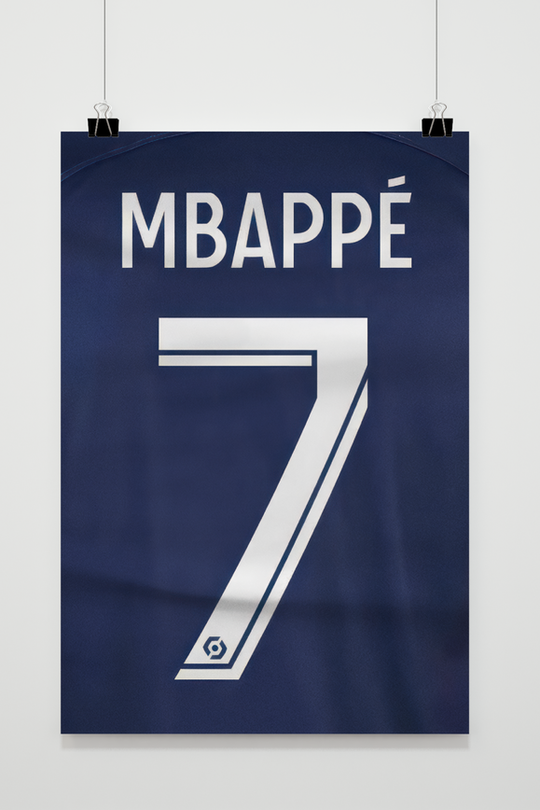 Kylian Mbappe Jersey number
