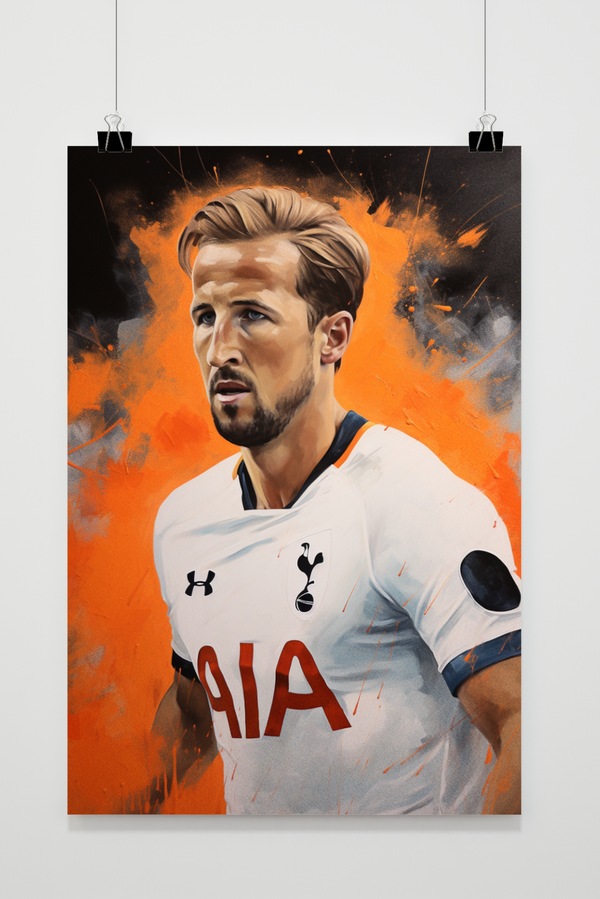 Harry Kane Abstract poster