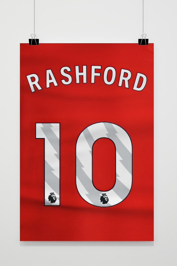 Póster Rashford Dorsal de 25 Artstreet
