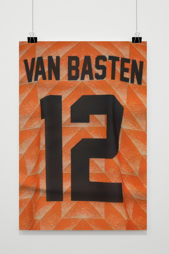 Póster Van Basten Dorsal de 25 Artstreet