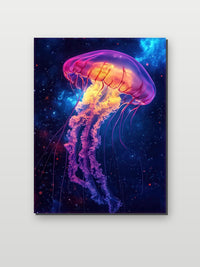 Jellyfish Neon Space Glowing im Interieur (6)
