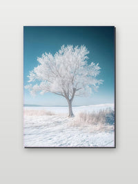 White Tree Snow Landscape dans un intérieur (6)