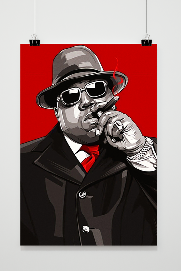 Póster Biggie Cigarro