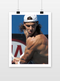 Rafael Nadal Photography poster met witte rand