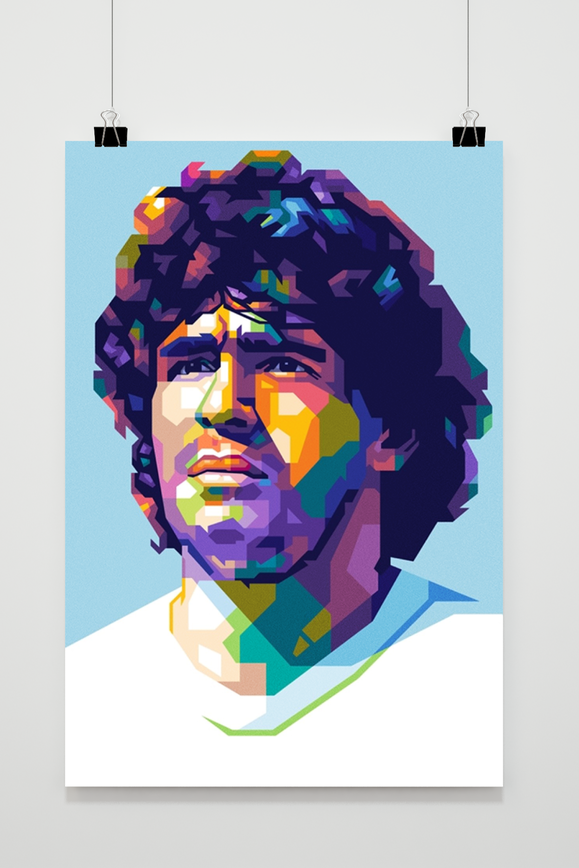 Diego Maradona poster