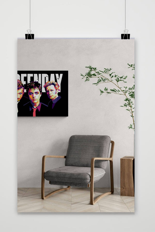 Póster Green Day Wpap