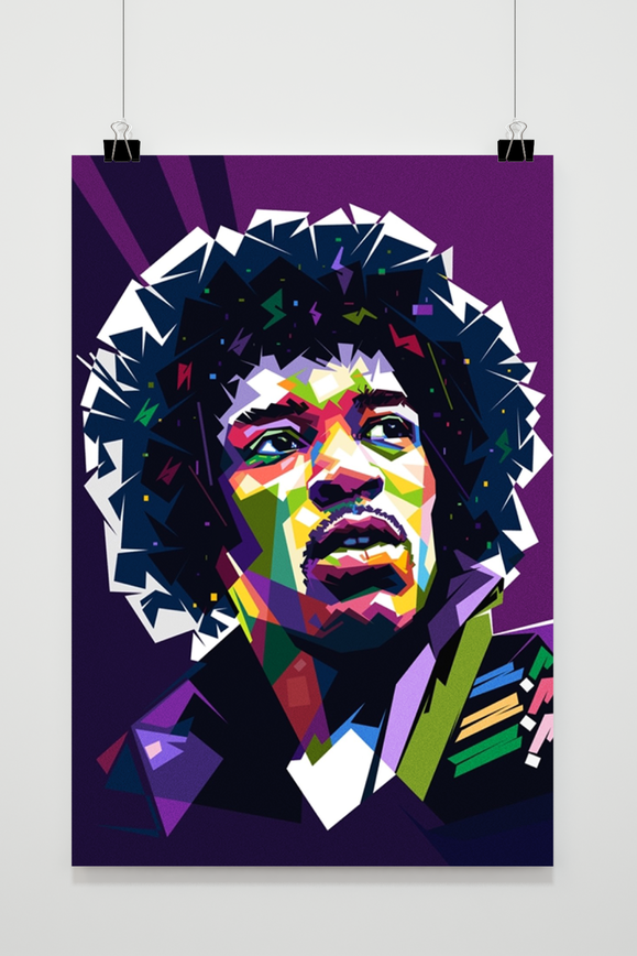 Póster Jimi Hendrix de 25 Artstreet