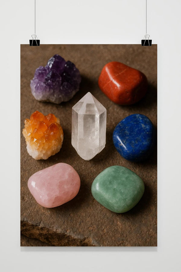 Affiche Crystals Gemstones