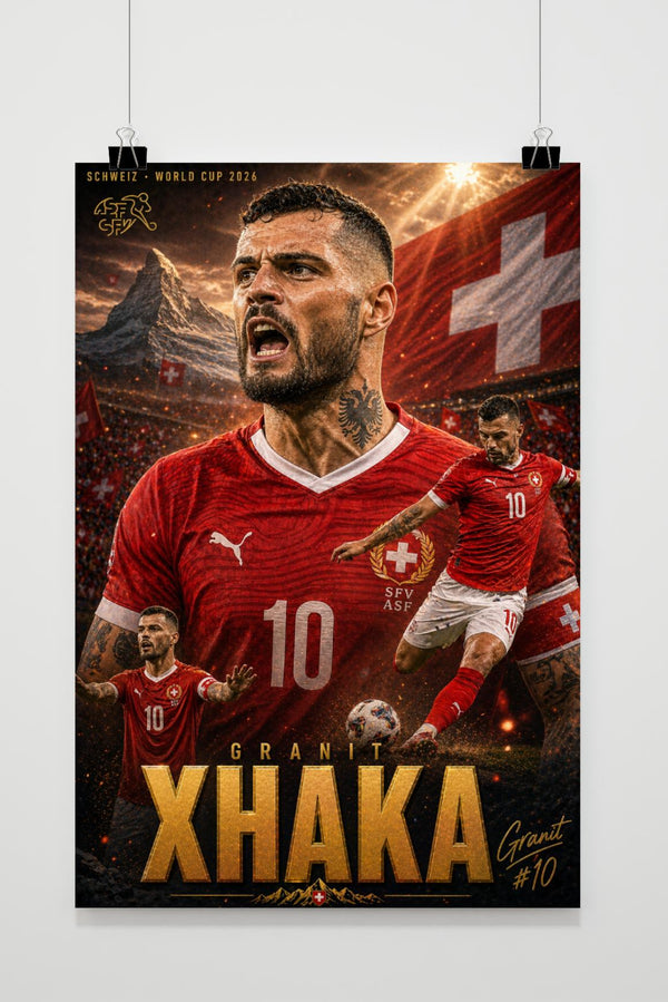 Affiche Granit Xhaka