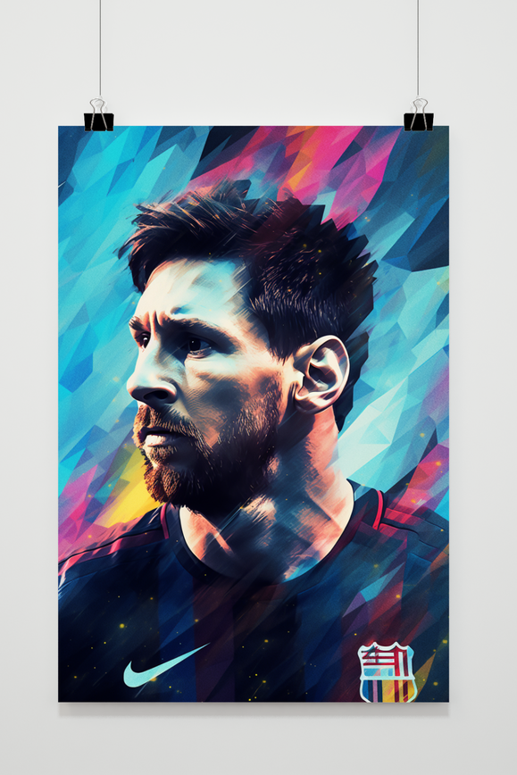 Póster Lionel Messi de 25 Artstreet