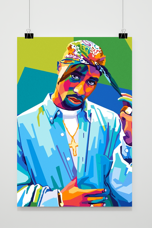 Tupac Groen poster