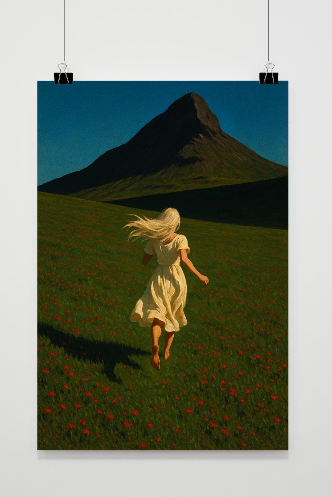 Woman Landscape in an interior