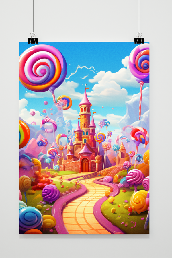 Lolly Wonderland Schloss Poster