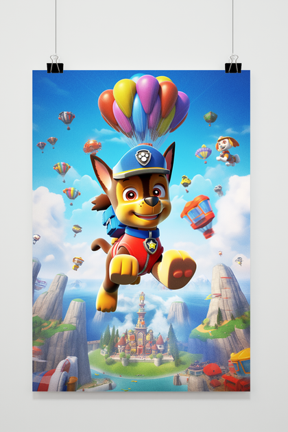 Paw Patrol Ballon poster