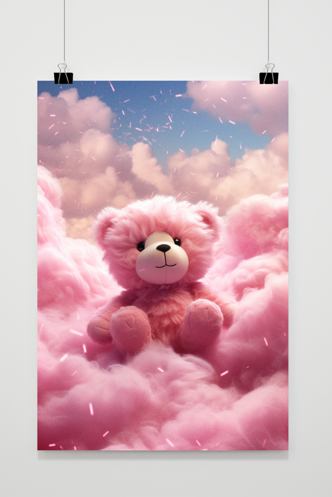 Póster Osito Rosa de 25 Artstreet