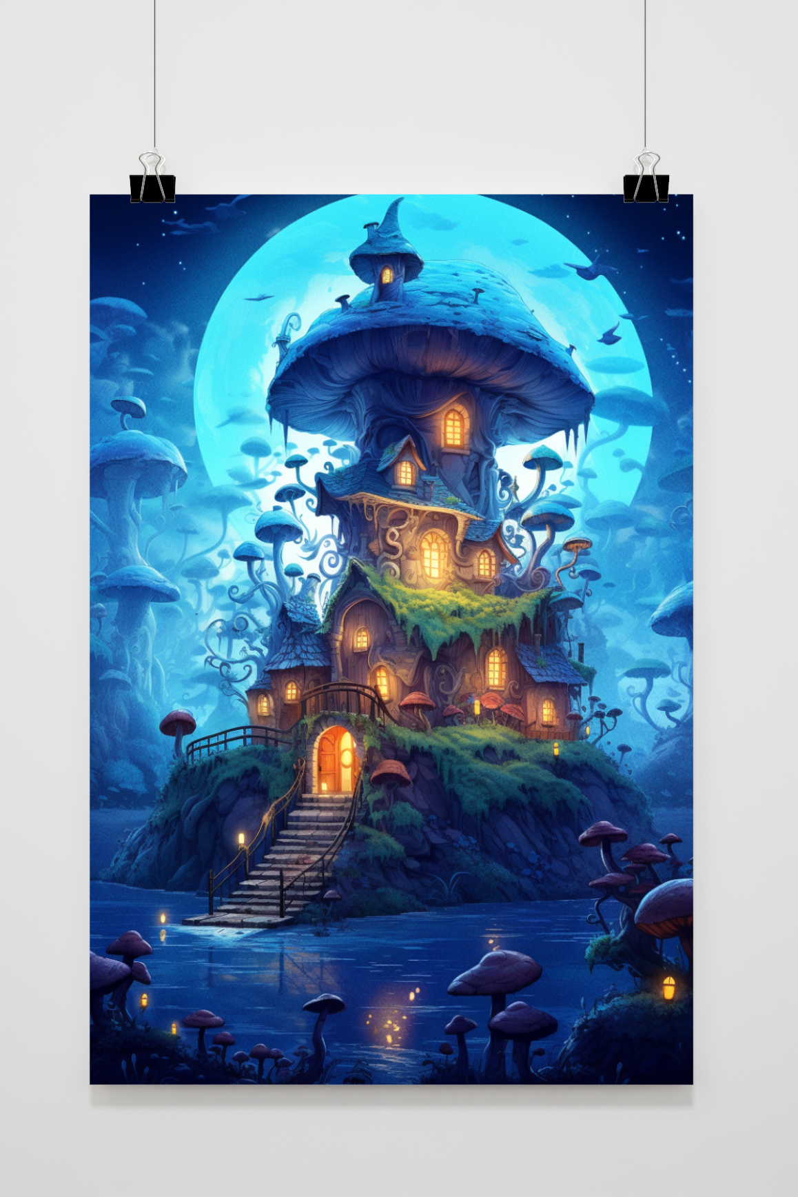 Póster Castillo de Setas de 25 Artstreet