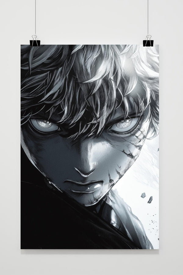 Boy Manga Eyes Expressive poster