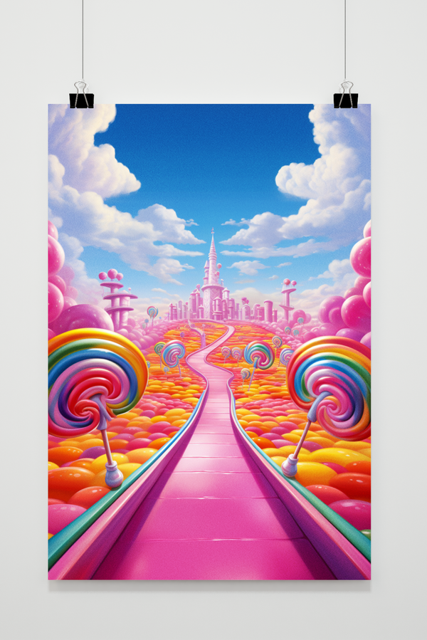 Póster Palacio Arcoíris