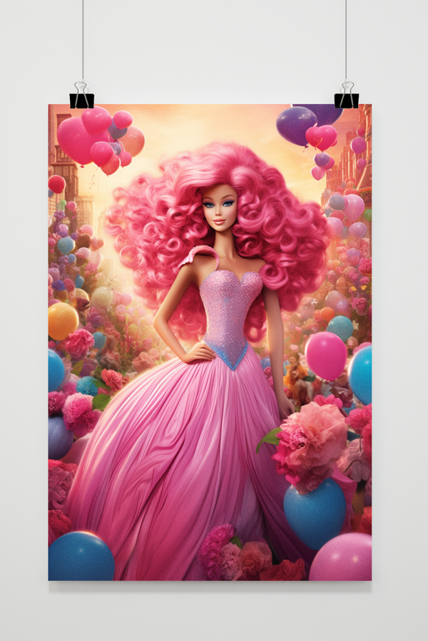 Pop Rosa Haar Poster